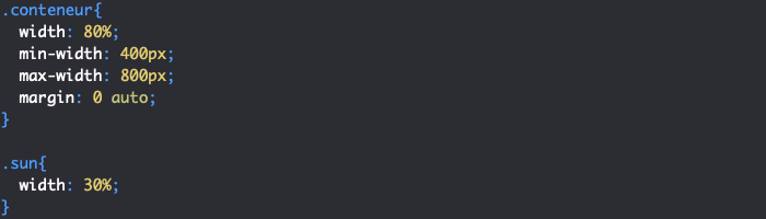 Modification de la taille d'une image HTML en CSS