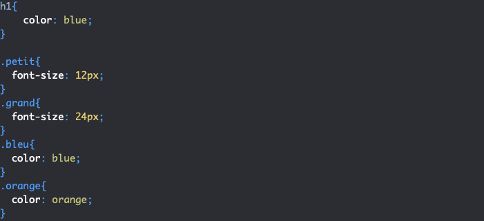 Cas de conflit CSS où les sélecteurs ont la même priorité