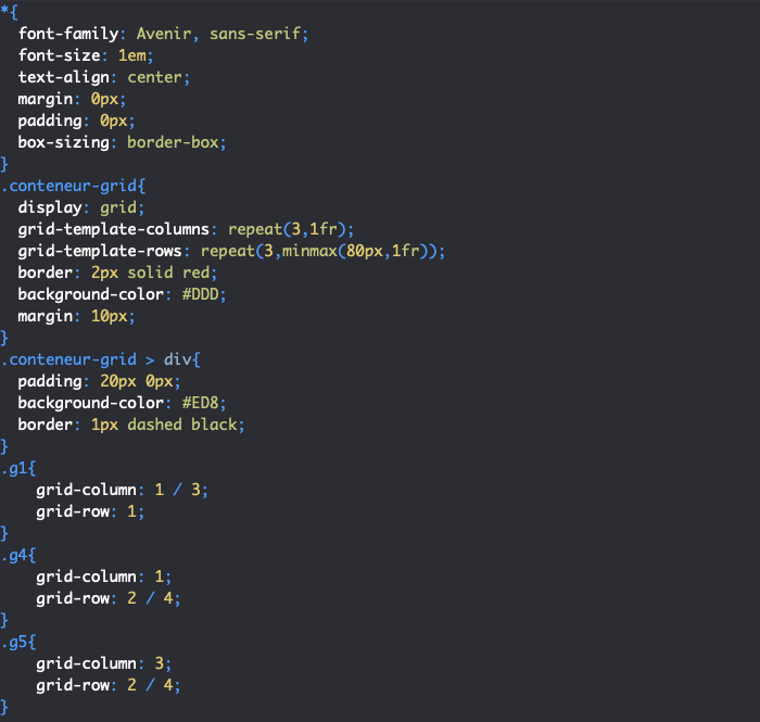 Controler le positionnement automatique des éléments de grille en CSS