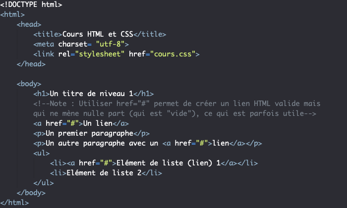 Support HTML exemple sélecteur chevron CSS
