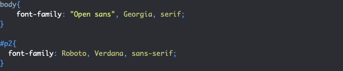 Utilisation des Google Font en CSS