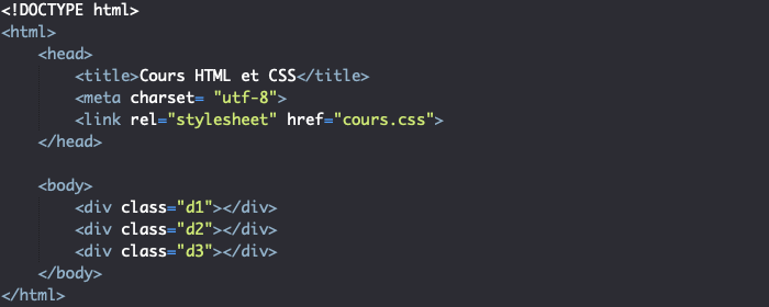 Support HTML pour utilisation de la propriété CSS animation