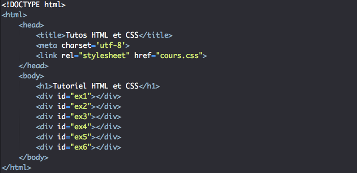 Support HTML pour création de dégradé radial en CSS avec radial-gradient