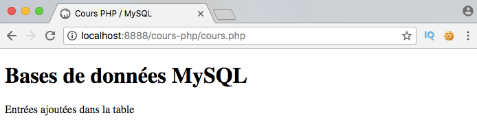 On utilise insert into plusieurs fois pour insérer plusieurs entrées dans la base de données avec PDO en PHP