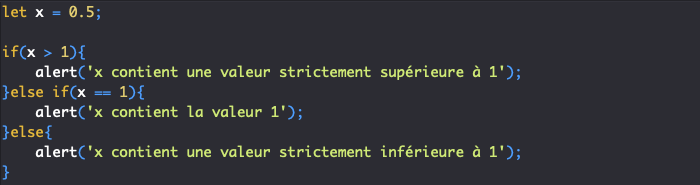 Les conditions if, if...else et if...else if...else en JavaScript ...