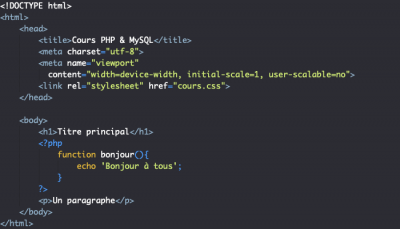 Introduction aux fonctions PHP - Pierre Giraud