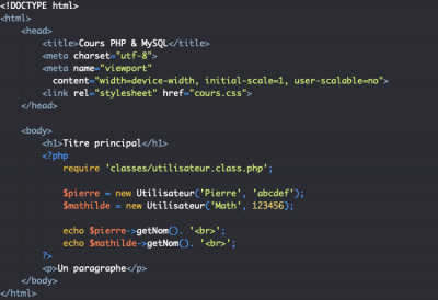 Encapsulation et visibilité des propriétés et méthodes PHP - Pierre Giraud