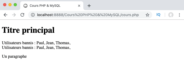 Définition et exemple d'utilisation de propriétés et méthodes statiques en orienté objet PHP