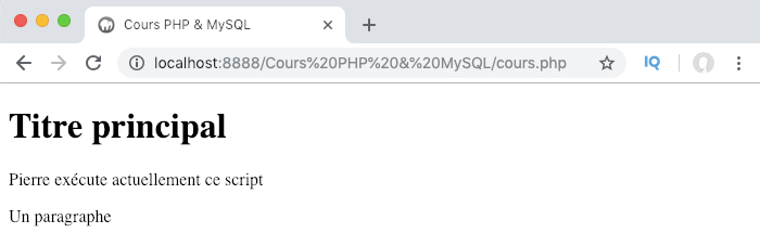 Présentation et exemple d'utilisation de la variable superglobale PHP env