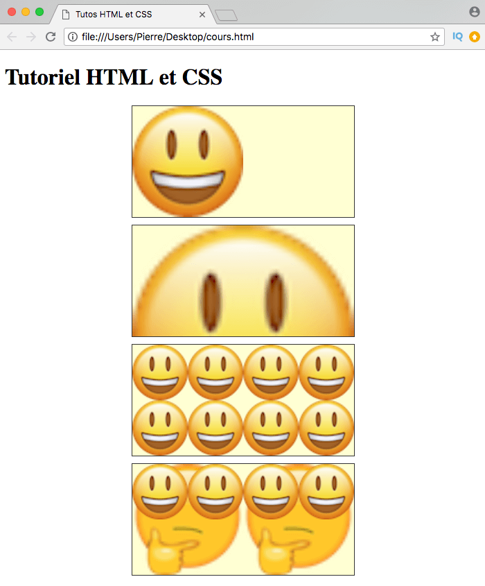 Les valeurs cover et contain de background-size