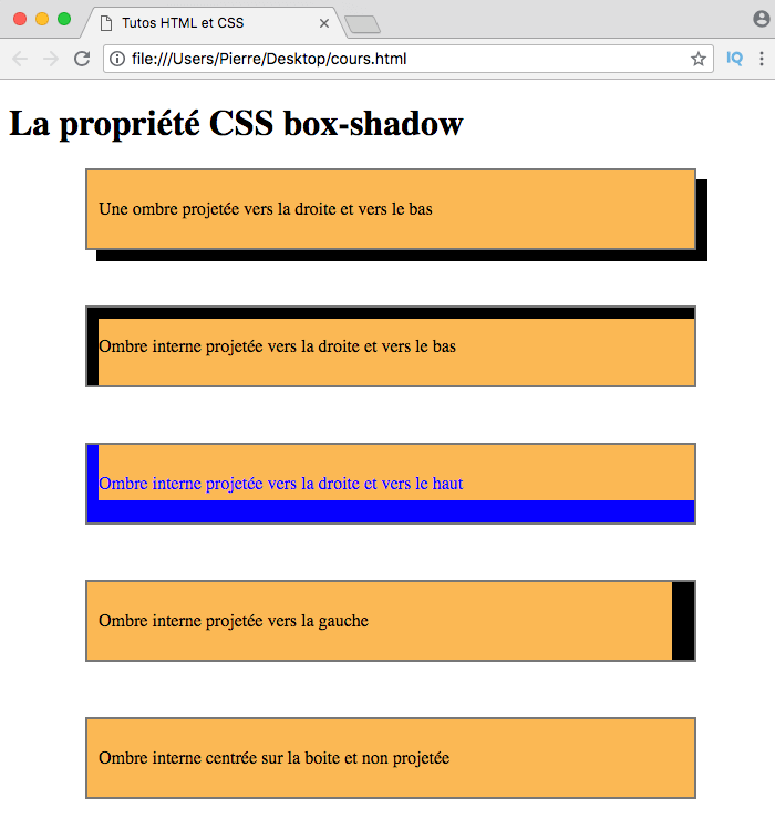 Ajouter des ombres aux éléments avec boxshadow en CSS Pierre Giraud