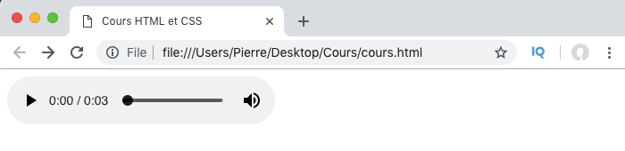 Insertion de musique dans nos pages web avec HTML audio