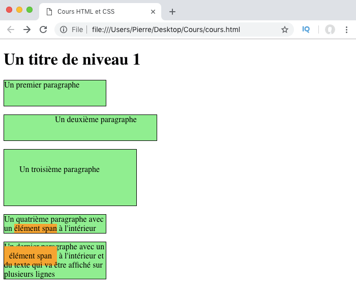 Gestion des marges internes ou padding en CSS - Pierre Giraud