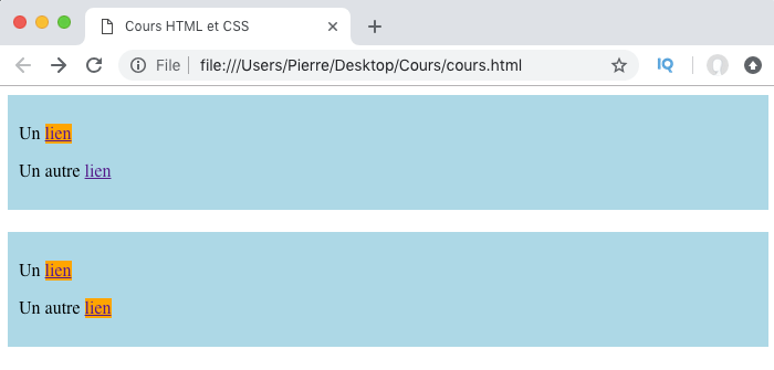 On peut rendre les sélecteurs CSS d'attributs insensibles à la casse