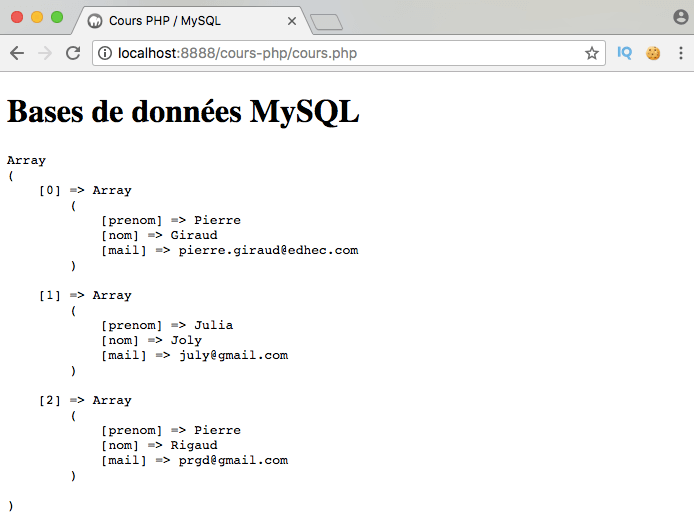 Présentation et exemple d'utilisation de l'opérateur SQL or
