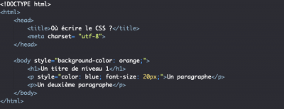 Où écrire le code CSS ? - Pierre Giraud
