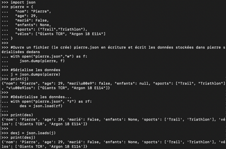 Récuperer Infos D’Un Json En Python – GOMW