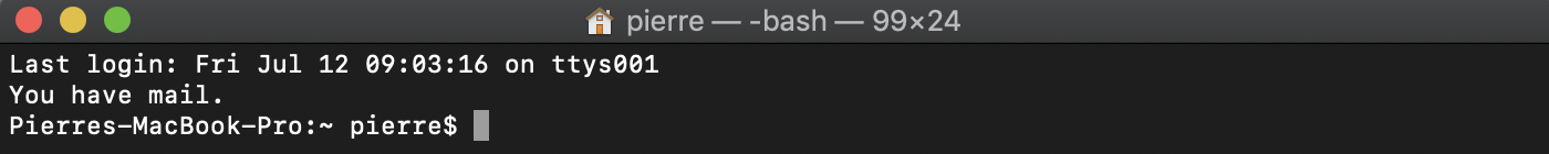 Le langage en ligne de commande shell Bash et le terminal
