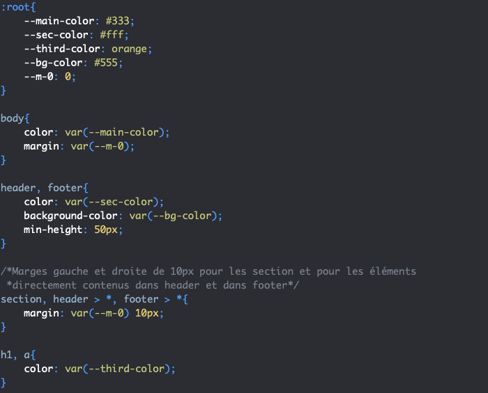 Les propriétés personnalisées ou variables CSS - Pierre Giraud