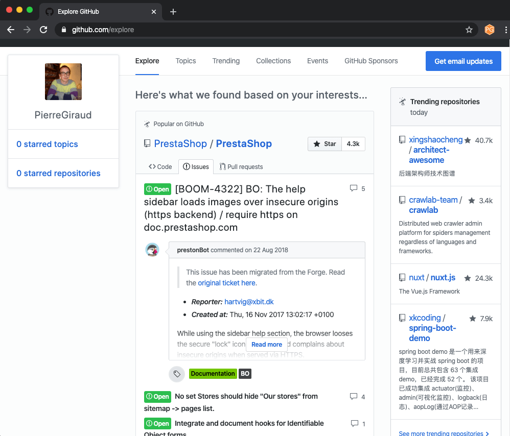 Découverte et utilisation de GitHub Pierre Giraud