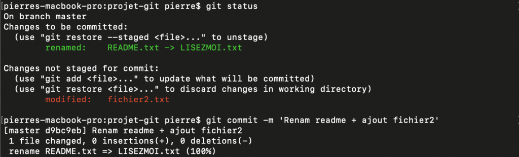 Annuler des actions et consulter l’historique des modifications Git ...